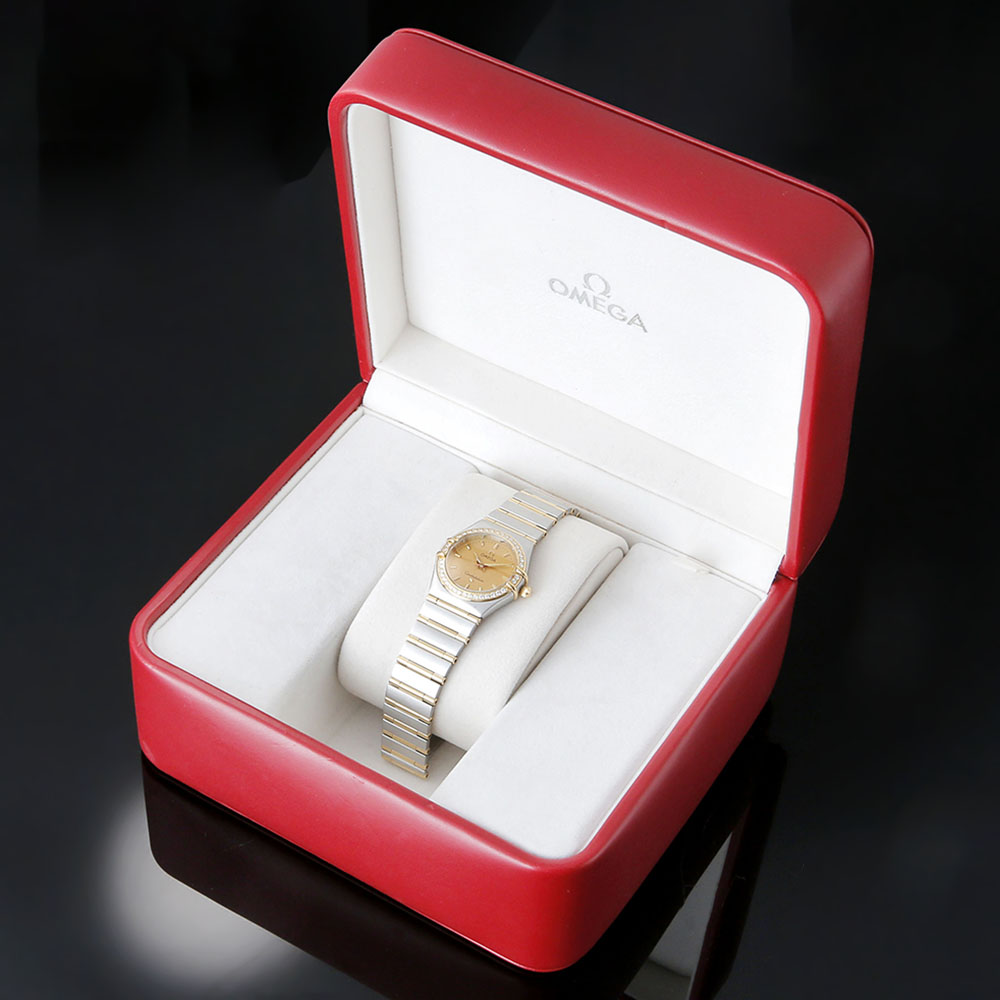 오메가 컨스틸레이션 콤비 풀바 다이아베젤