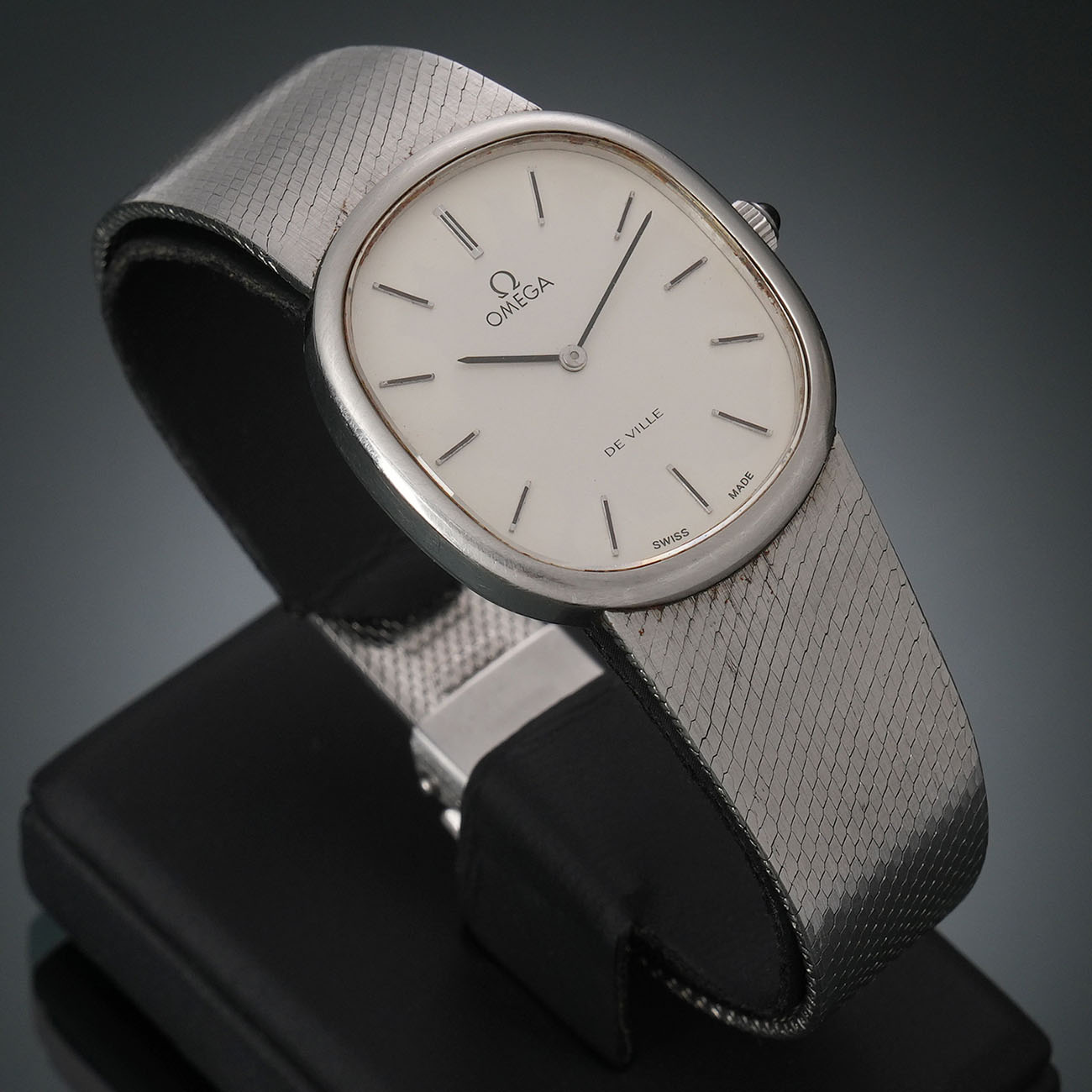 오메가 드빌 프레스티지 남성 수동워치 상세 이미지