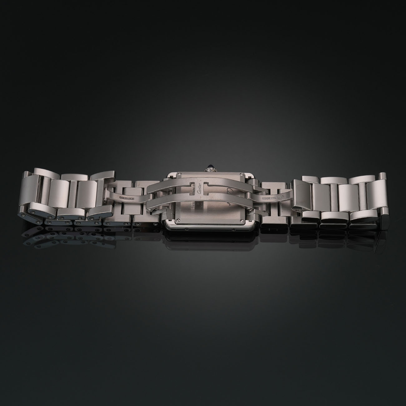 까르띠에 탱크 머스트 라지 스틸