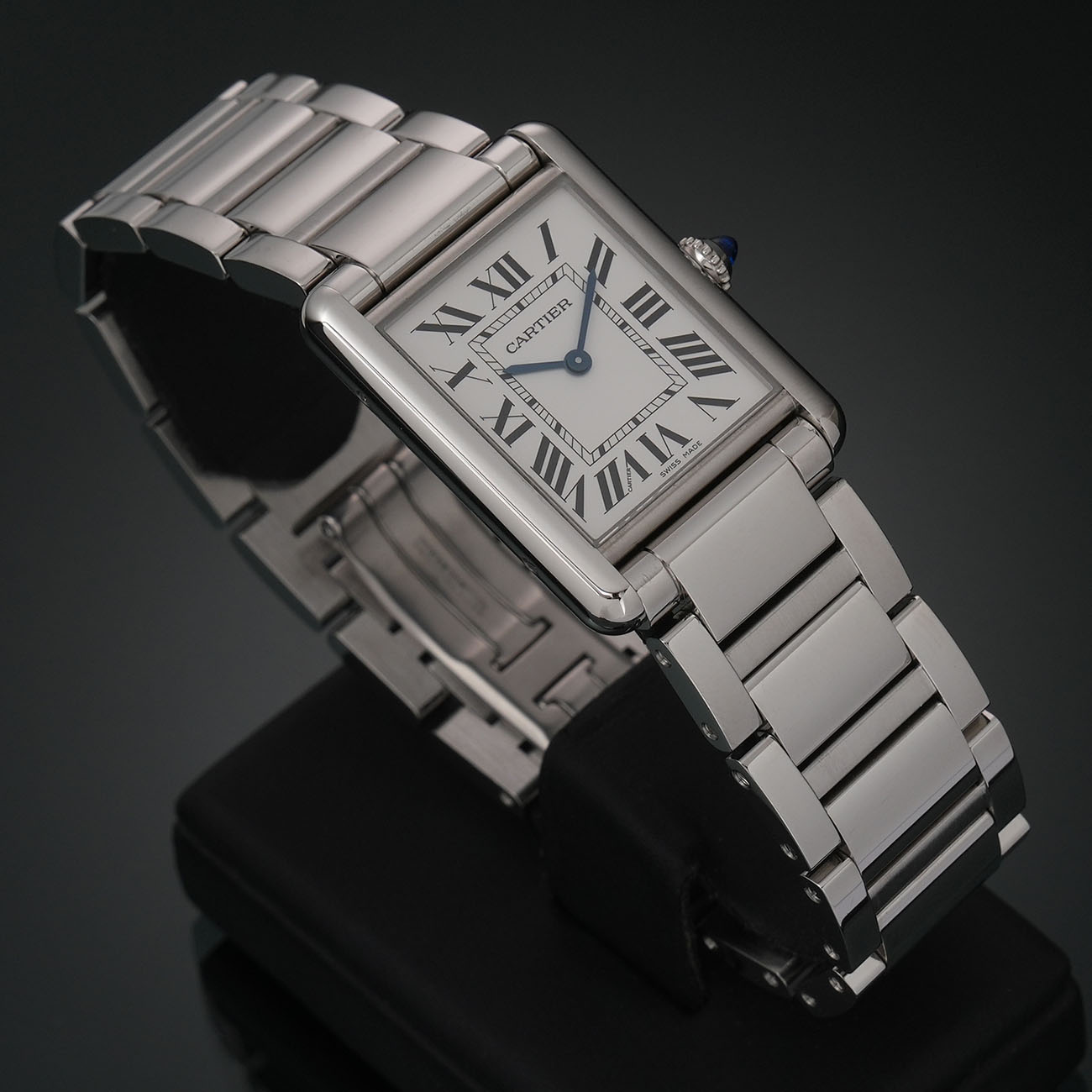 까르띠에 탱크 머스트 라지 스틸 상세 이미지