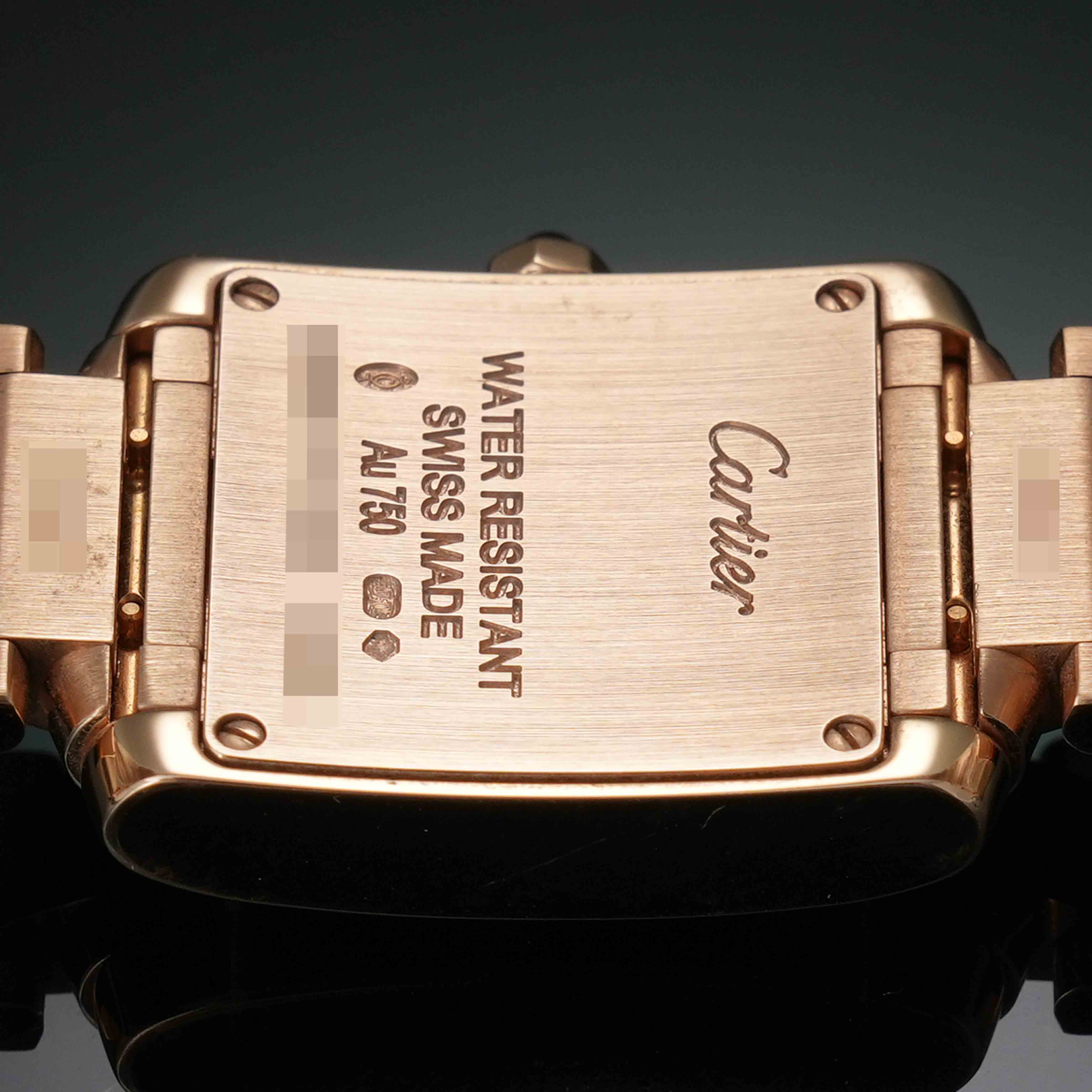 까르띠에 탱크 프랑세즈 스몰 골드 상세 이미지