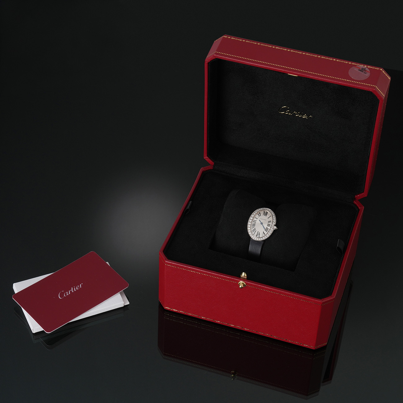 까르띠에 WB520008 베누아 스몰 다이아베젤 워치